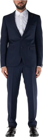 Tagliatore Heren, Pakken, Blauw, Maat: XL