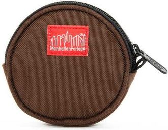Manhattan Portage Ellington Circle Coin Purse in Dark Brown at Nordstrom