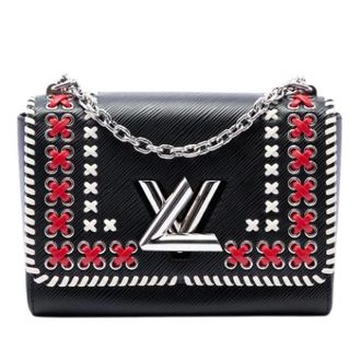 Louis Vuitton Pre-owned Twist MM Schoudertas - Dames - Pre-owned - Zwart - Maat: ONE Size Leer