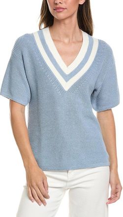 Brooks Brothers Mini Cable Linen-Blend Tennis Sweater