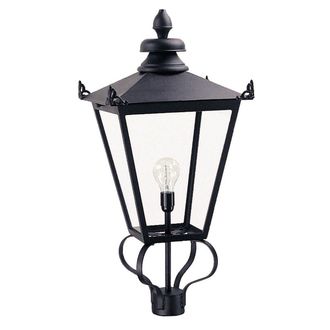 Netlighting Wilmslow 1 Light Outdoor Post Lantern Black E27