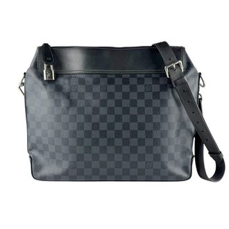 Louis Vuitton Black Navy Pvc Shoulder Bag (Pre-Owned)