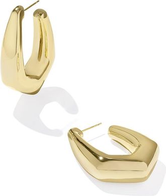 Kendra Scott Kaia 14K Plated Hoop Earring