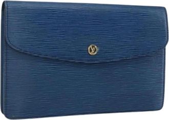 Louis Vuitton Pre-owned Clutches, female, Blue, Size: ONE SIZE Pre-owned Vintage Clutch