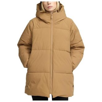 Selfhood Hip-length Puffer Parka f&uuml;r Damen | beige