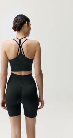 Born Living Yoga Top Sunset Black