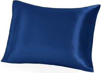 Bare Home 19 Momme 100% Mulberry Silk Pillowcase - Envelope Closure in Dark Blue at Nordstrom, Size Standard