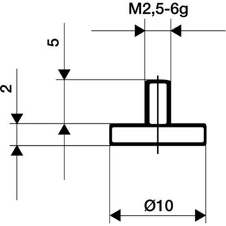 K&auml;fer Conector De Medida, De Carburo, Modelo : Planeo, 10 Mm De &Oslash;