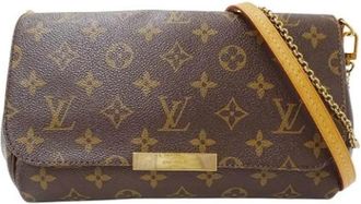 Louis Vuitton Pre-owned Favorite MM Schoudertas - Dames - Vintage Schoudertas - Bruin - ONE Size - Vintage