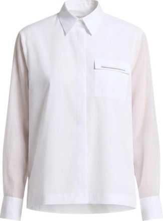 PESERICO Mujer, Blusas y Camisas, Blanco, Talla: S