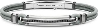 Zancan Bracciale con decorazione - Grigio