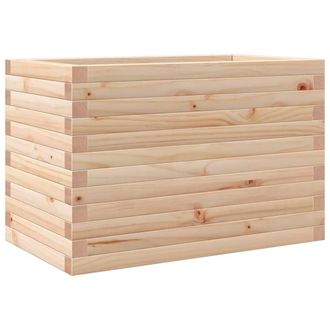 Berkfield Home Garden Planter 70x40x45.5 cm Solid Wood Pine in Natural