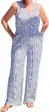 Hatley The Marlow Sleeveless Jumpsuit In Waves