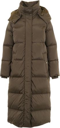 Woolrich Groene Lange Parka Jas - Dames - Parka Jassen - Groen - M - Jassen