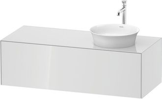 Duravit Tulip Blanco, Mueble De Pared, Ancho 1300 X Fondo 550mm, - Duravit