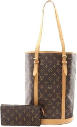 Louis Vuitton Pre-owned Bucket Bags, female, Brown, Size: ONE SIZE Pre-owned Vintage Bucket Bag
