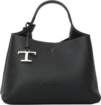 Tod's Black T Timeless Micro Tote