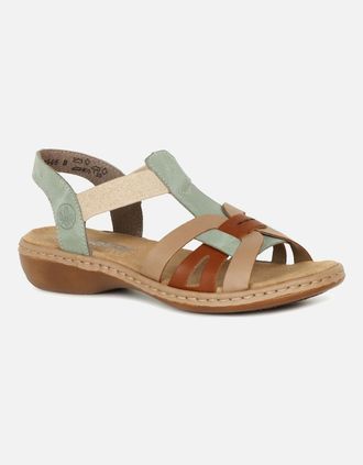 Rieker Womens Globe Womens Sandals - Brown - Size: 7.5