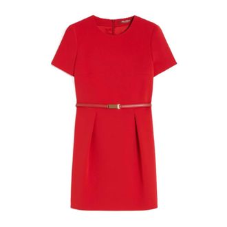 Max Mara Short Dresses, female, Red, 2XS, Kefalos Minidress