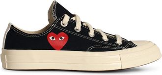 Converse Red Heart Black Tela Sneakers