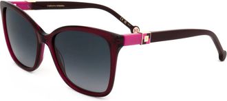 Carolina Herrera HER 0273/S 0LHF 9O Burgundy/Dark Grey Gradient