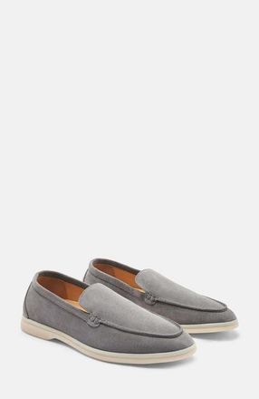 Scarosso Ludovico Loafers in Grey - Suede at Nordstrom, Size 43.5