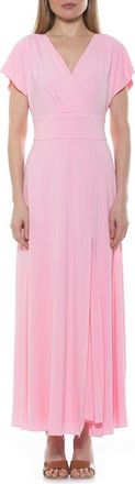 Alexia Admor Brielle Maxi Dress in Blush at Nordstrom Rack, Size X-Small