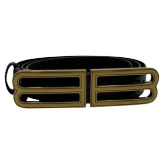 Balenciaga Pre-owned Belts, female, Black, Size: ONE SIZE Pre-owned BB Stretch Belt