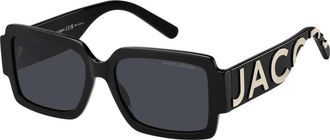 Marc Jacobs Zonnebril - Dames - Zonnebrillen - Zwart - 55 MM - Accessoires