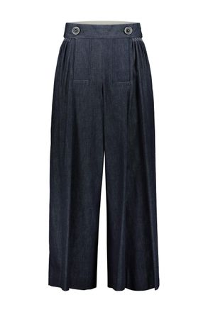 Maison Margiela Wide Pants In Light Denim