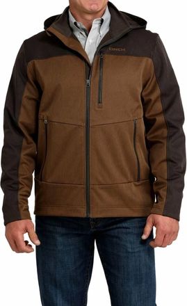 Cinch Bonded Hoodie Jacket - Plus In Brown