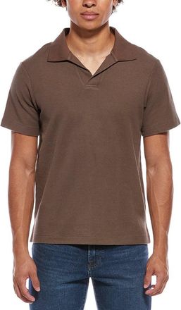 Frame Denim Jacquard Polo Shirt