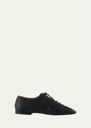 Christophe Lemaire Leather Lace-Up Derby Loafers