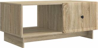 vidaXL Mesa De Caf&eacute; Roble Sonoma 90 X 50 X 40 Cm Madera De Ingenier&iacute;a Vidaxl