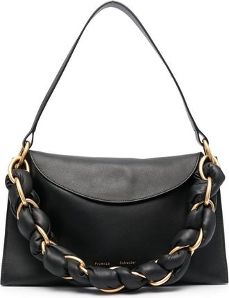 Proenza Schouler Twisted Chain shoulder bag - women - Calf Leather - One Size - Black