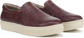 Dr. Scholls Madison Cloud Slip-On Sneaker in Burgundy Snake at Nordstrom, Size 8.5