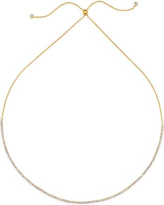 Crislu 18K Gold Over Silver Necklace