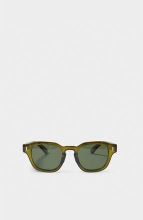 Katie Loxton Milos Sunglasses in Olive Transparent Green at Nordstrom