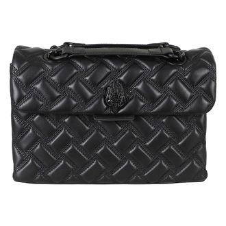 Kurt Geiger Kensington Drench Bag - Dames - Tassen - Zwart - Maat: ONE Size Leer