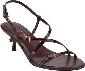 Marc Fisher Nylah Slingback Sandal in Dark Red at Nordstrom, Size 8.5