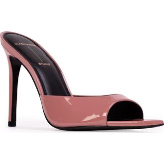 Black Suede Studio Brea Pointed Toe Sandal in Old Rose at Nordstrom, Size 8.5Us