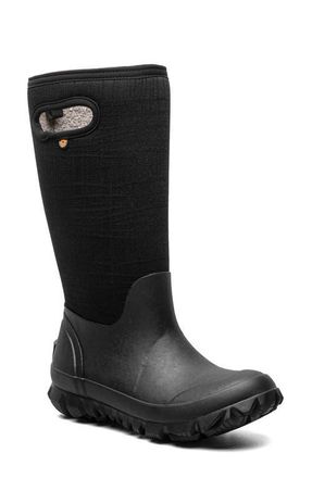 Bogs Whiteout Waterproof Boot in Black at Nordstrom, Size 12