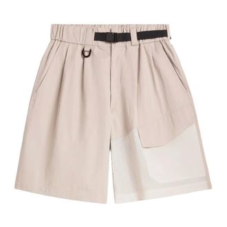 Yohji Yamamoto Casual Shorts, male, Beige, Size: L UT Shorts