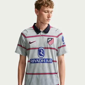 Nike Atl&eacute;tico Madrid 2026/27 Stadium Third Nike Mens Dri-FIT Soccer Replica Jersey in Grey | II6650-087