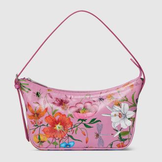 Gucci Lady Lunetta Small Shoulder Bag, Pink, Fabric