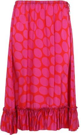 Dries Van Noten Dames Rokken Kleding Roze Ss 26 - Dames - Maxi Rokken - Veelkleurig - S - Rokken
