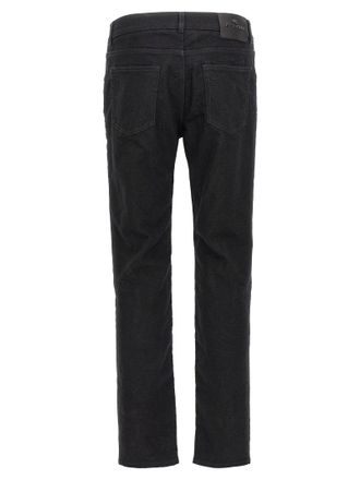 Etro Tone-on-Tone Jacquard Jeans - Black