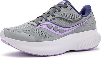 Saucony Cohesion 18 Womens Running Shoes Fossil/Crocus : 6.5 D - Wide, Leather