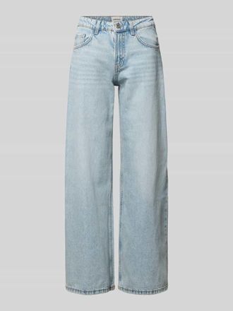 Stefanel Wide Leg Jeans im 5-Pocket-Design in Jeansblau, Gr&ouml;&szlig;e 34