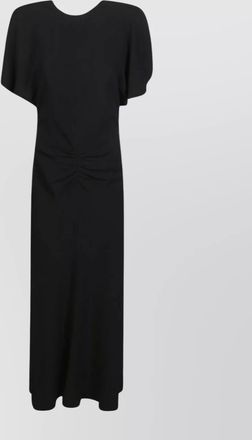 Victoria Beckham gathered waist midi dress